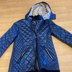 next キルティング素材 コート １４６センチ