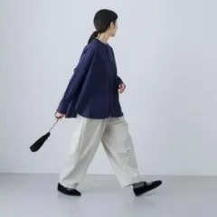 Gauze# リネン チャーリーパンツ 生成 ガーゼecru et pousse - メルカリ