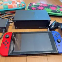 Nintendo Switch 赤/青 本体 + 付属品　早い者勝ち
