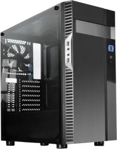 未使用 SilverStone 強化ガラスコンピュータケース PS14B-EG