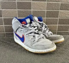 Nike SB Dunk High スニーカー グレー/ネイビー/レッド