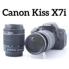 Canon Kiss X7i Wレンズ Wi-Fi スマホ転送 超望遠バッグ付 Canon Kiss X7i Wレンズ 超望遠 Wi-Fi スマホ転送バッグ付 - メルカリ