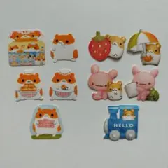 フレークシール ハムちゃん 平成レトロ 当時物 - メルカリ