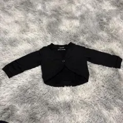 COMME CA ISM ブラック カーディガン 90