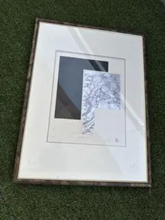 真作保証 / 芝高康造 / 作品名：触 X / サイン有り 銅版画 /大型 真作保証 / 芝高康造 / 作品名：触 X / サイン有り 銅版画 /大型