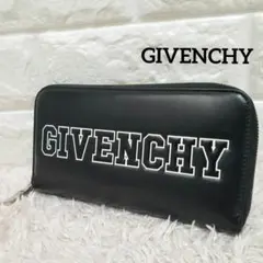 GIVENCHY ジバンシー ビッグロゴデザイン ラウンドファスナー長財布極美品のサムネイル