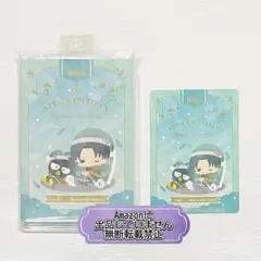 進撃の巨人 サンリオ パタパタメモ 特典 カード リヴァイ ハンジ