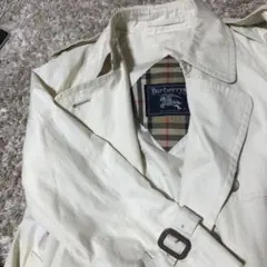 バーバリー　Burberry トレンチコート　ホワイト/ベージュ