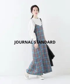 JOURNAL STANDARD チェック柄 ロングキャミワンピース
