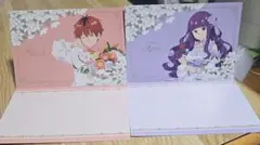 葬送のフリーレンカフェ 招待状風カード フェルン&シュタルク