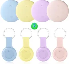 【新品】スマートタグ エアタグ GPS AirTag 紛失防止【色：ピンク】