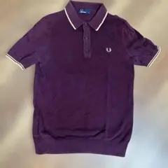 ポロシャツ　ワインレッド