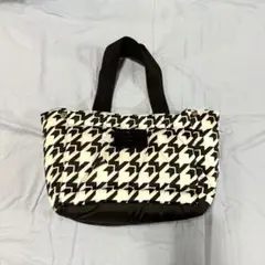 美品】LeSportsac レスポートサック 千鳥格子柄 ミニボストンバッグ