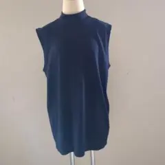 ネイビー ノースリーブ アンダーシャツ L