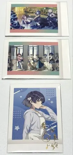 秦谷美鈴 学園アイドルマスター 学マス ぱしゃこれ 箔押し+他 3枚セット