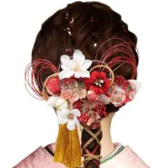 髪飾り 成人式 振袖 水引き 卒業式 結婚式 髪留め OTAKUMARKET