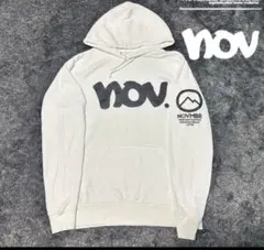 ノーベンバーパーカーホワイト　NOVEMBERパーカー　サイズL