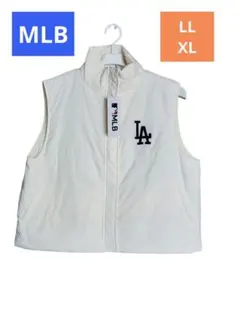 【値下げ】MLB ドジャース　大谷翔平　ロゴ刺繍　中綿ベスト　ブラックL 値下げ】MLB ドジャース 大谷翔平 ロゴ刺繍 中綿ベスト ブラックL