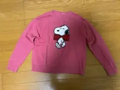 UNIQLO キッズ スヌーピー セーター ピンク