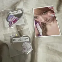 NiziU ハッピードロー　ミラーステッカー フォトカード　ニナ