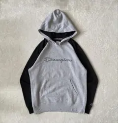 Champion hoodie grey×black