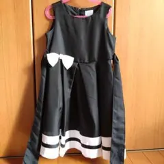 Catherine Cottage 黒ノースリーブワンピース 140