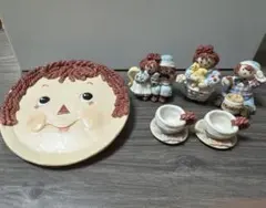 Raggedy Ann & Andy フィギュア プレート セットのサムネイル