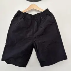 GLAZOS キッズ ハーフパンツ ブラック ナイロン 140cm