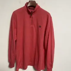 CHAPS チャップス 赤 ハーフジップ トレーナー XL