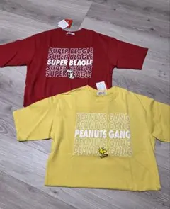 【週末限定】新品 PEANUTS スヌーピー Tシャツ ウッドストック2枚セットのサムネイル