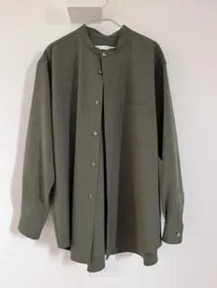 holk ホーク 24SS バンドカラー バックボタン ブラウス 日本製 - メルカリ