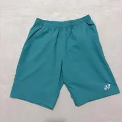 【美品】ヨネックスYONEX ターコイズ ハーフパンツ テニス　バドミントン　S