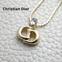Christian Dior　ディオール　CDロゴネックレス