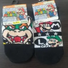 スーパーマリオ キャラクター靴下 15-20cm