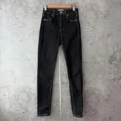 GYDA ブラック　ストレッチ　スキニーパンツ　XXS 定番　シンプル　春　秋