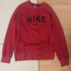 NIKE ナイキ 古着 赤 トレーナー