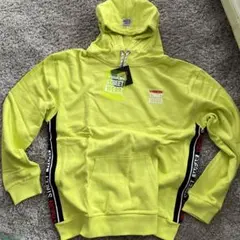 新品 VISION STREET WEAR 蛍光イエロー パーカー LL