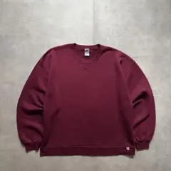 90s 00s Russell Athletic スウェット 無地 バーガンディ