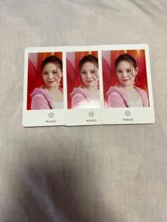 NiziU マコ　JYP POPUP2024 フォトカード　3枚セット