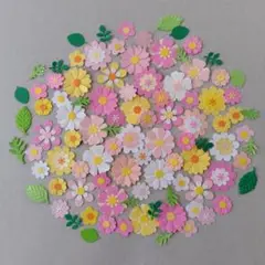 クラフトパンチ　花✿　葉っぱ　アルバム　パーツ