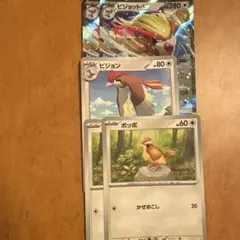 ピジョットex 進化ライン