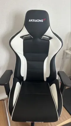 l__kumaさん専用 手渡しのみAKRACING ブラックホワイト Pro-Ｘ