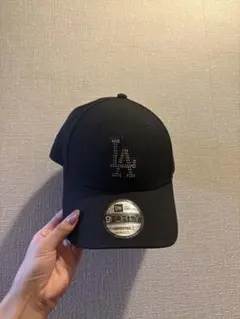 NEW ERA LAロゴ キャップ 9FORTY ブラック