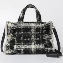 [ジル バイ ジルスチュアート] ツイードフリルバッグ