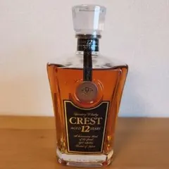 サントリーウイスキー クレスト12年 干支ボトル　猿　未開栓 SUNTORY（サントリー） 【ミニチュアボトル】サントリー クレスト 12年