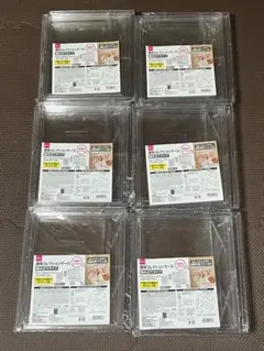 DAISO透明コレクションケース 組み立てタイプ 6個セット ダイソー