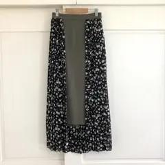 CLANE DROP FLOWER PLEATS LAYERD SKIRT 新品のサムネイル