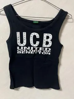 UNITED COLORS OF BENETTON タンクトップ ブラックのサムネイル