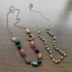 カジュアルネックレス2点セット