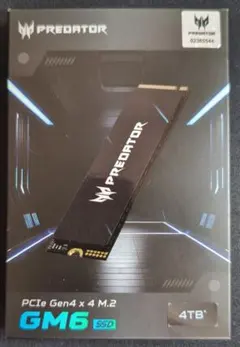 m.2SSD PREDATOR GM6 4TB Gen4×4